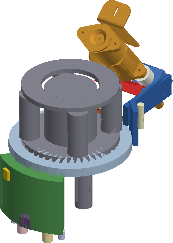 Spirit Mk I Hall effect thruster — preliminary CAD render